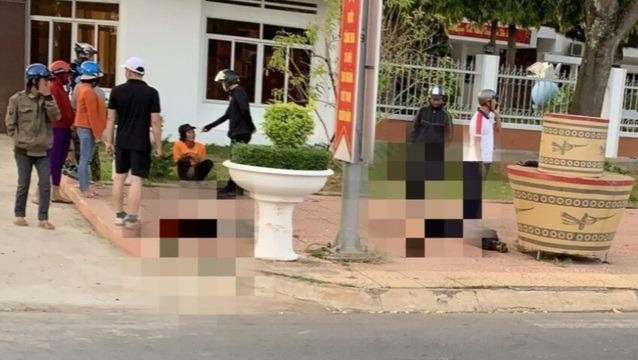 Công an xác minh nguyên nhân người tử vong trước cổng trụ sở UBND huyện