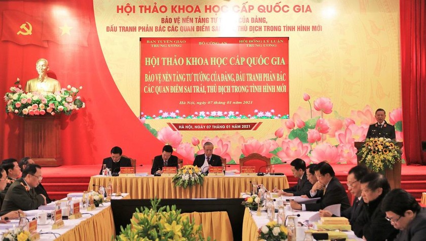 Một hội thảo liên quan đến công tác tư tưởng.