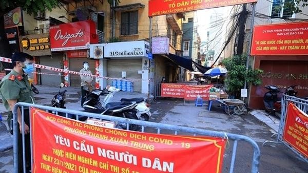 Sáng nay ghi nhận thêm 23 ca mắc mới ở dổ dịch Thanh Xuân.