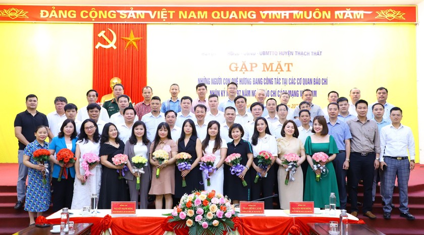 Gặp mặt những người con quê hương Thạch Thất đang công tác tại các cơ quan báo chí