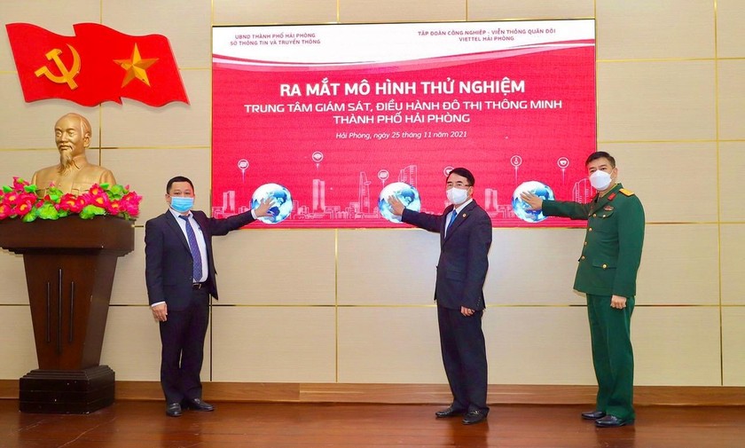 Ngày 25/11/2021, Hải Phòng ra mắt mô hình thử nghiệm trung tâm giám sát, điều hành đô thị thông minh thành phố. 