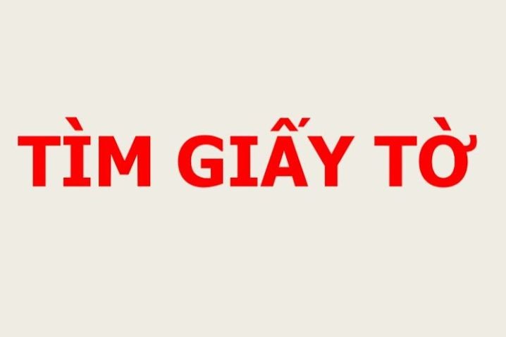 Tìm giấy tờ
