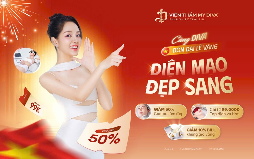 Nhu cầu tân trang nhan sắc của phái đẹp tại Viện thẩm mỹ DIVA đang có xu hướng tăng mạnh để chuẩn bị cho kỳ nghỉ lễ kéo dài
