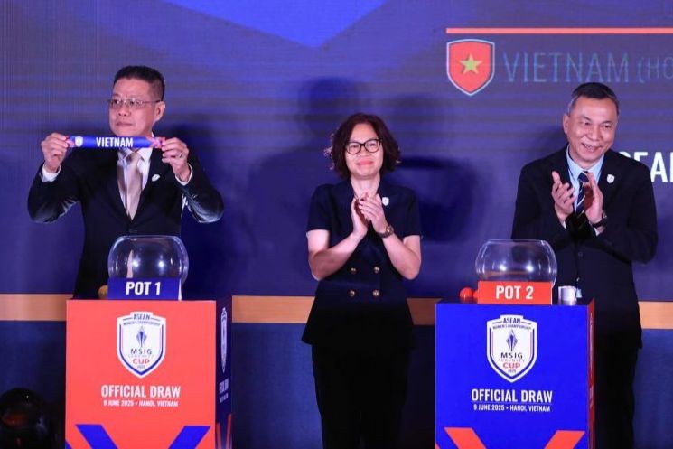 Việt Nam lại đụng độ với Thái Lan tại giải nữ Đông Nam Á 2025 (Ảnh VFF)
