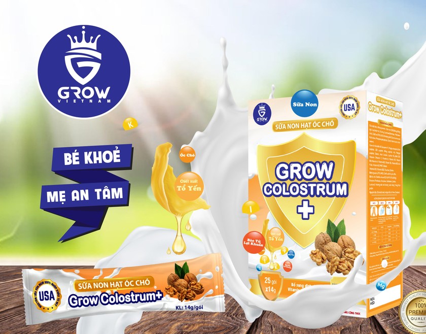 Sữa non hạt óc chó grow colostrum được các chuyên gia dinh dưỡng hàng đầu đánh giá chất lượng và khuyên dùng.