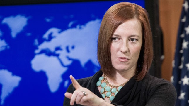 Người phát ngôn Bộ Ngoại giao Mỹ Jen Psaki. Ảnh: Internet