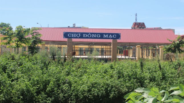 Chợ Đông Mạc xây xong để đấy…