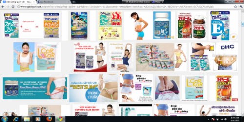 Tràn lan quảng cáo viên nang giảm cân trên mạng với những mỹ từ để thu hút khách hàng
