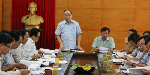 Thứ trưởng Phan Chí Hiếu phát biểu trong buổi kiểm tra tại Hà Nội
