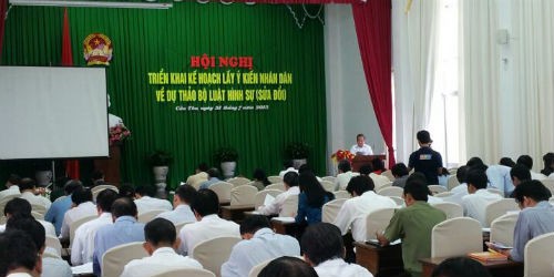 TP. Cần Thơ: Lấy ý kiến dự thảo Bộ luật Hình sự sửa đổi 