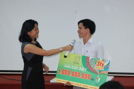 Number 1 trao giải tỷ phú thứ 2 cho khách hàng