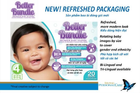 Tã giấy Better Bundle: Xua tan nỗi lo hăm tã