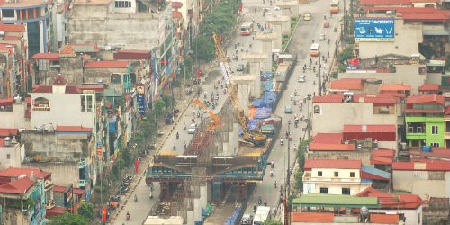 Đường sắt trên cao Cát Linh - Hà Đông. Ảnh minh họa