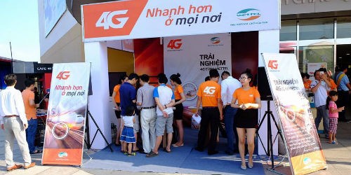 Không khí rộng ràng tại điểm khai trương thử nghiệm 4G