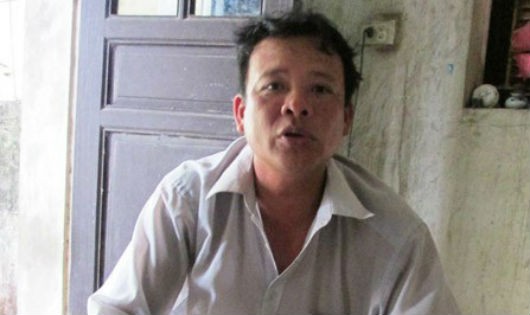 Ông Quang Văn Thành trình bày về nỗi đau của gia đình