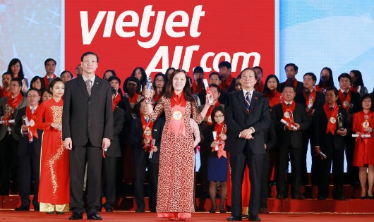 Vietjet là “Hãng hàng không được yêu thích nhất”