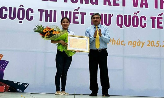 Thư “Cậu bé Syria bên bờ biển” đạt giải Nhất tại Việt Nam
