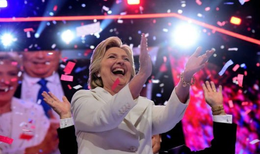 Ứng viên tổng thống của đảng Dân chủ Hillary Clinton. Ảnh: AFP