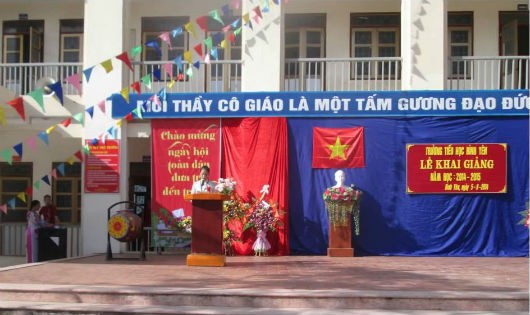 Lễ khai giảng Trường Tiểu học Bình Yên