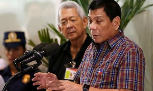 Tổng thống Philippines Duterte. Ảnh: Reuters