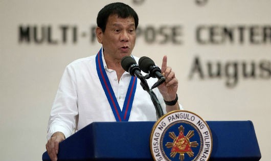 Tổng thống Philippines Rodrigo Duterte