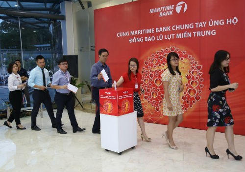 Cùng Maritime Bank chung tay ủng hộ đồng bào miền trung