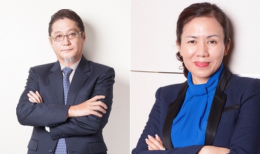 Ông Toru Kinoshita và bà Đỗ Thu Hoàng