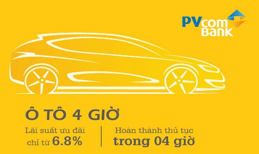 “Chỉ 4 giờ có 4 bánh" với PVcomBank