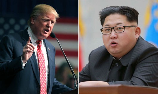 Tổng thống Mỹ mới đắc cử Donald Trump và nhà lãnh đạo Triều Tiên Kim Jong Un