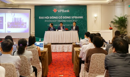 Năm 2017, VPBank đặt chỉ tiêu lợi nhuận trước thuế 6.800 tỷ đồng