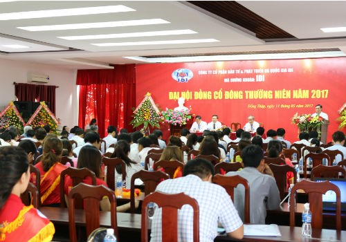 IDI tổ chức thành công Đại hội cổ đông thường niên năm 2017