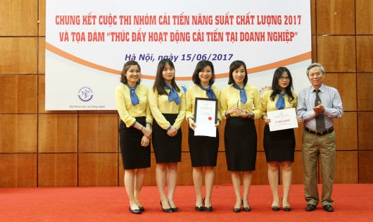 PVcomBank đạt giải Nhì toàn quốc cuộc thi “Cải tiến năng suất chất lượng 2017”