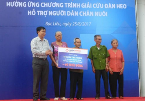 LienVietPostBank tiếp tục "Giải cứu đàn heo" tại Bạc Liêu