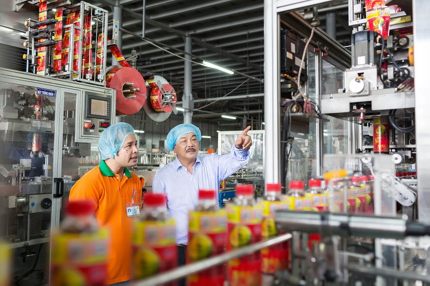 Dây chuyền công nghệ vô trùng Aseptic của Tân Hiệp Phát