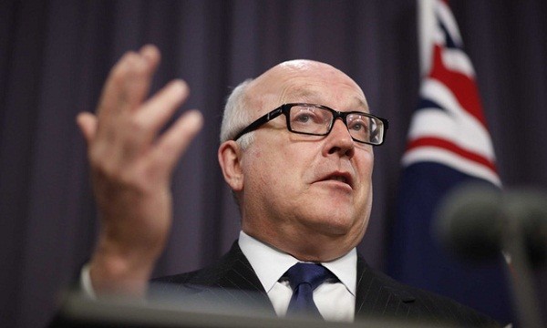 Bộ trưởng Tư pháp Australia George Brandis (Ảnh: abc.net.au/VTV)