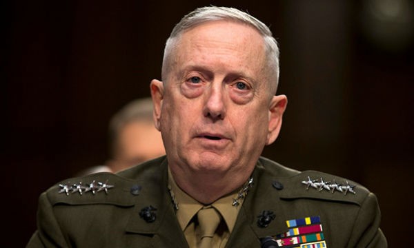 Bộ trưởng Quốc phòng Mỹ James Mattis . Ảnh: AP/Zing
