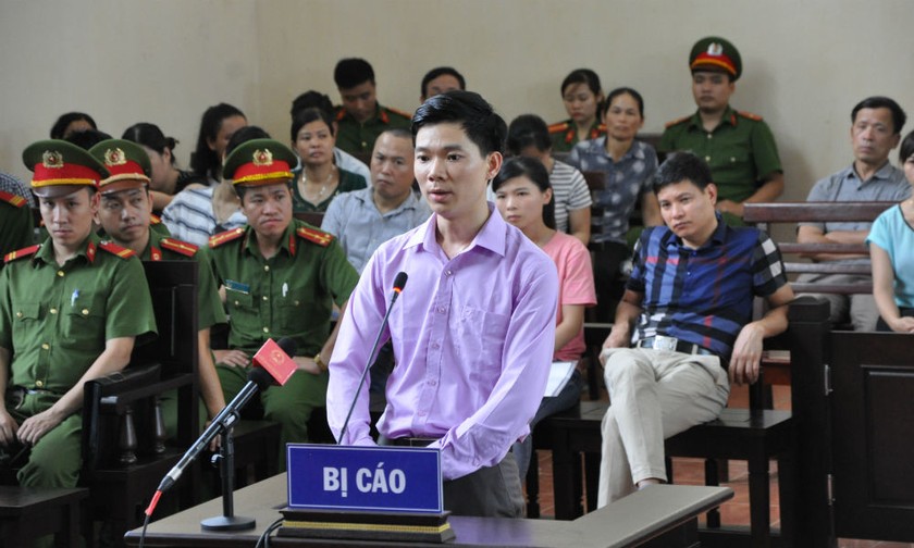 Các bị cáo tại tòa