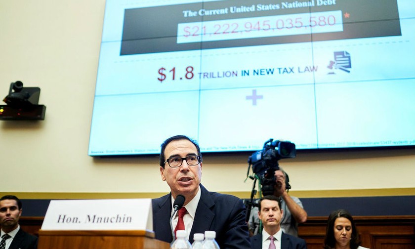 Bộ trưởng thương mại Steven Mnuchin tại phiên điều trần