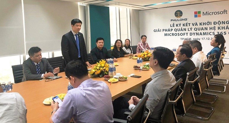 Ông Phạm Thế Trường – Tổng giám đốc Microsoft Việt Nam phát biểu tại lễ ký kết
