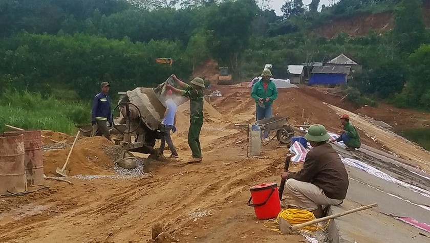 Đơn vị thi công trộn bê tông không có bảng cấp phối