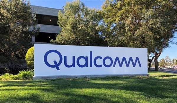 Biểu tượng Qualcomm tại trụ sở ở San Diego, California, Mỹ. (Ảnh: THX/ TTXVN)