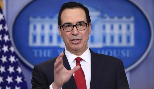 Bộ trưởng Tài chính Mỹ Steven Mnuchin. Ảnh: Reuters/VnExpess