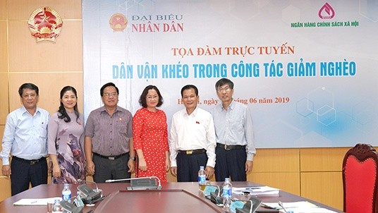 Các đại biểu tham dự Tọa đàm “Dân vận khéo trong công tác giảm nghèo”