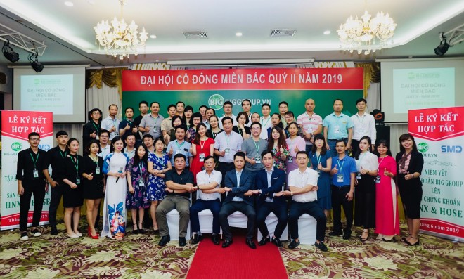 Đại hội cổ đông của Tập Đoàn Big Group ở Miền Bắc vừa tổ chức quý 2 năm 2019 Doanh nhân Võ Phi Nhật Huy: