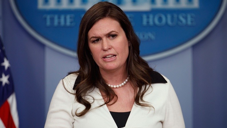 Thư ký báo chí mới của Nhà Trắng Sarah Huckabee Sanders. (Nguồn: AP/VOV)