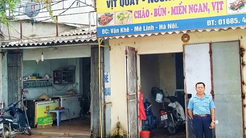 Ông Chất bên lô đất đã được xác định là nguồn gốc của gia đình mình