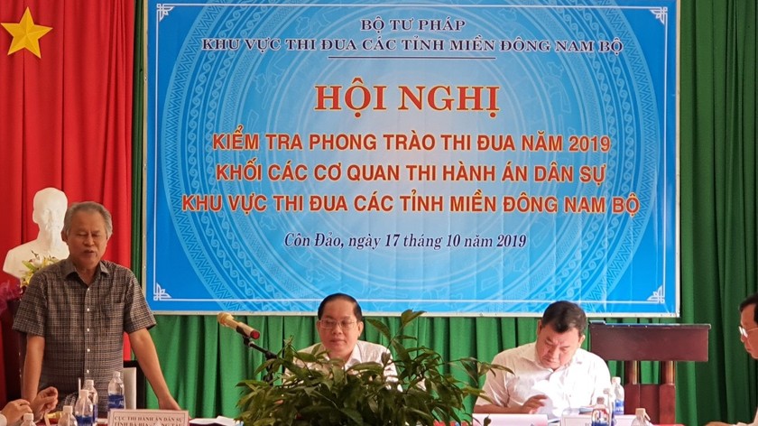 Kiểm tra công tác thi đua, khen thưởng Khối các cơ quan THADS khu vực Đông Nam Bộ