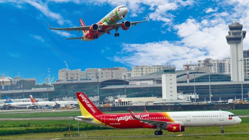 "Bao la Việt Nam - Bay xanh cùng Vietjet" với mã giảm ngay 50% giá vé