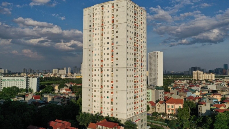 Chưa được giao đất, chung cư An Bình Tower đã mọc lên sừng sững