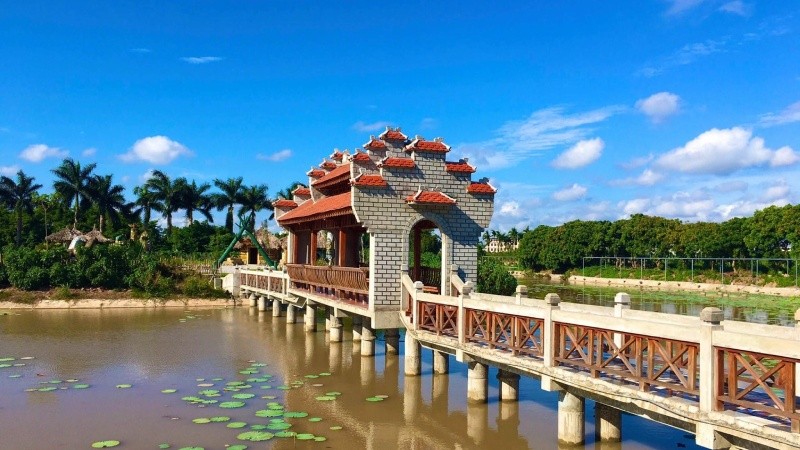 Một hạng mục công trình kiên cố tại Trường Thành Farm.